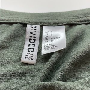 Forest green T-shirt from H&M